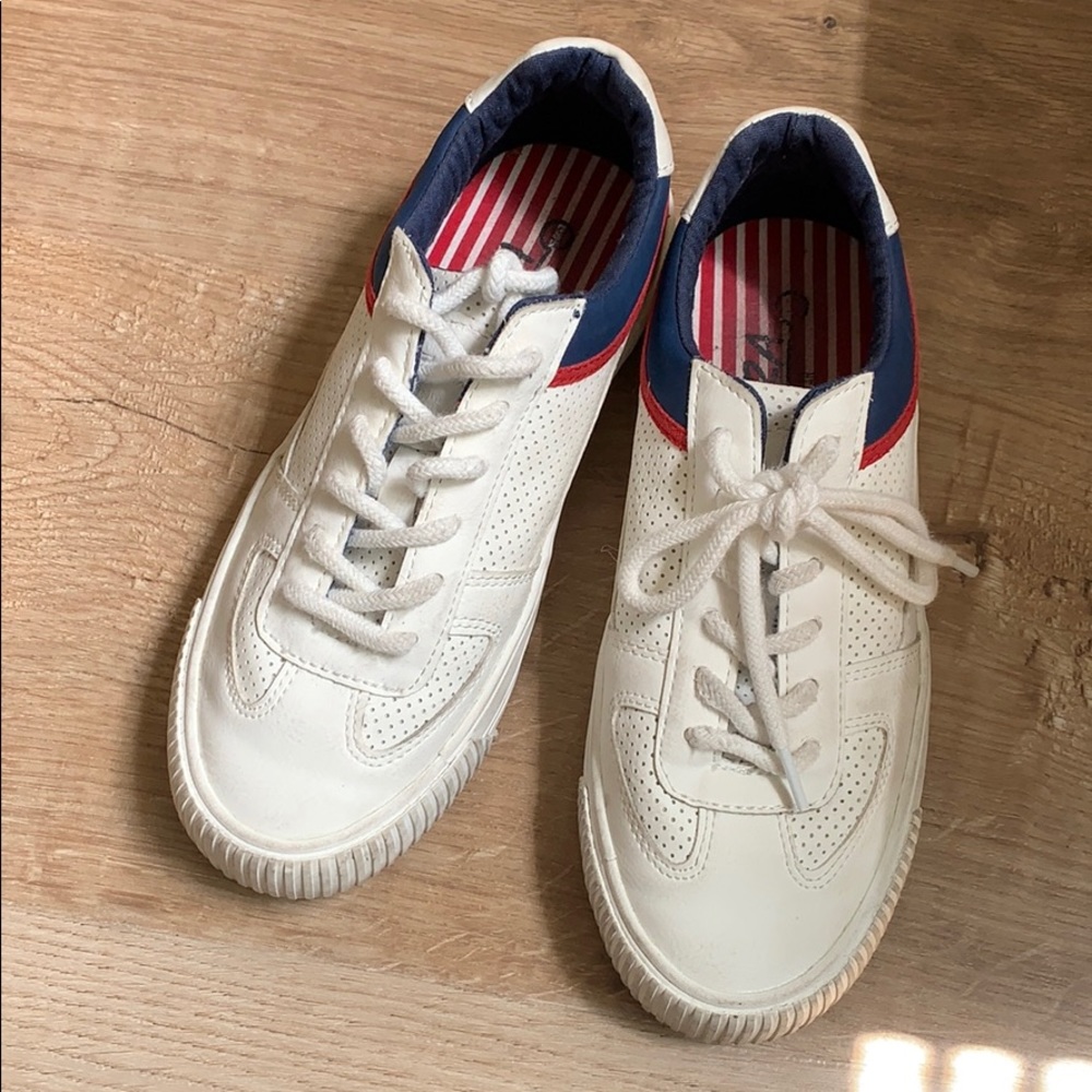 Zara white shoes